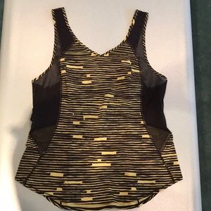 Lululemon Run With The Sun Tank Sea Wheeze